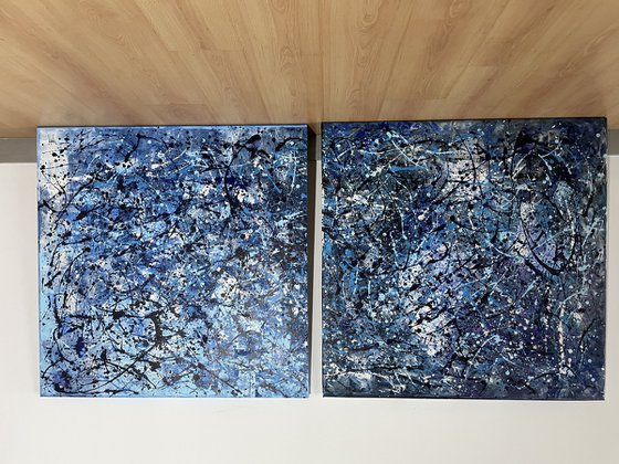 Abstraction in Blue and White