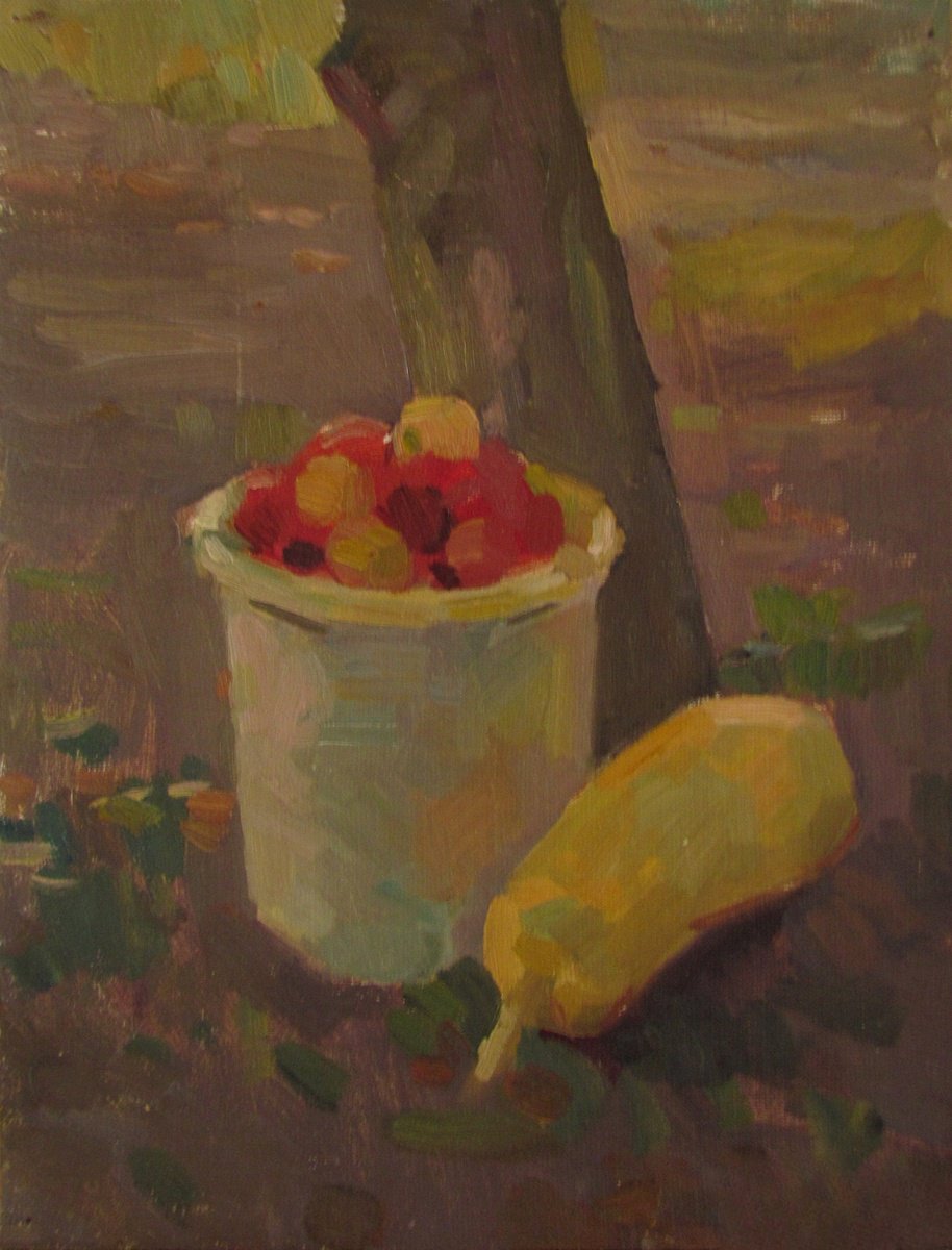 In the shade of the garden by Viktoriia Pidvarchan