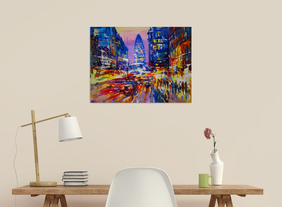 Abstract cityscape (London)