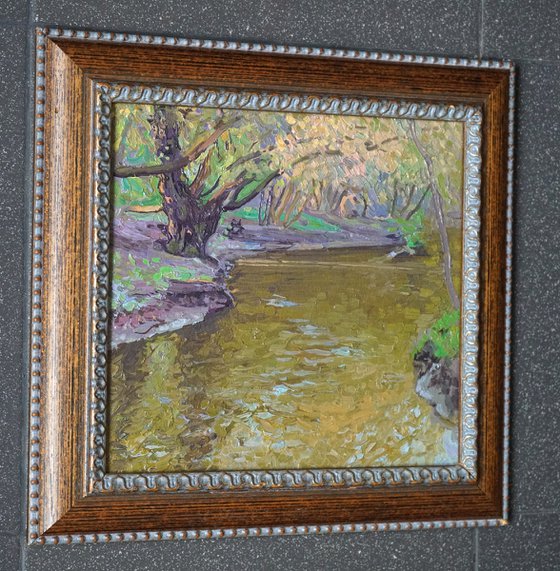 The Ponomarka River in April