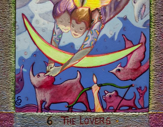 THE LOVERS , MAJOR ARCAN OF THE MOON 6