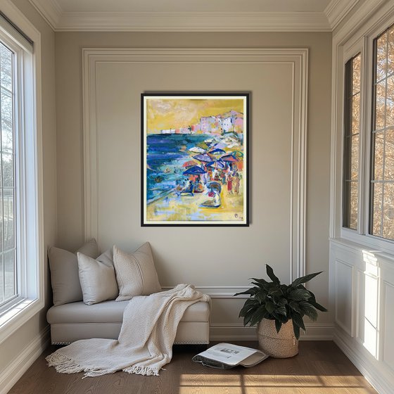 Sunlit Harbor Dreams