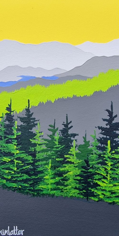 Towards Helvellyn from Whinlatter, The Lake District by Sam Martin