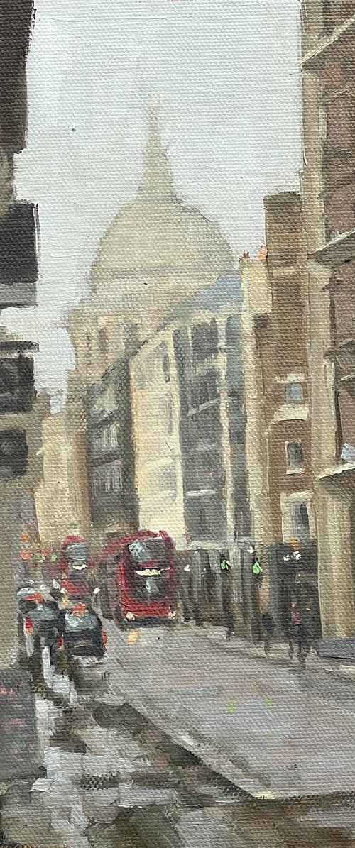 St Pauls from Cannon St by Louise Gillard