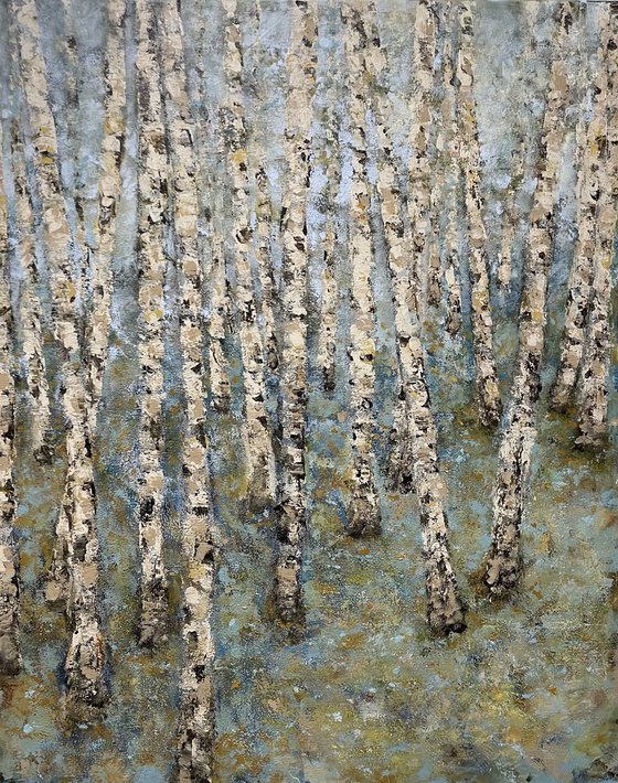 Birch forest