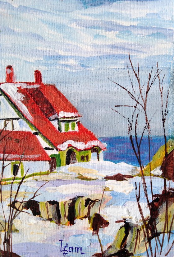 Red Roofs by the Sea