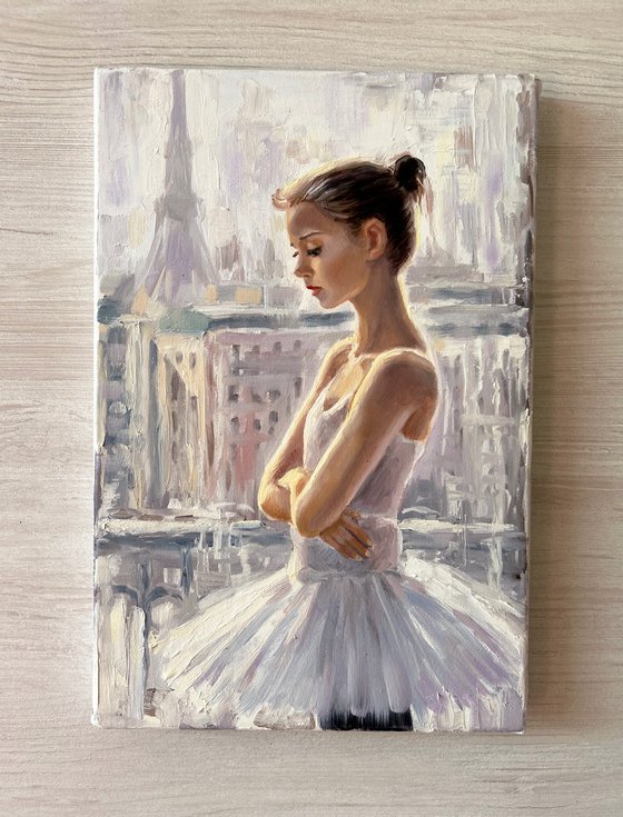 A ballerina girl in Paris