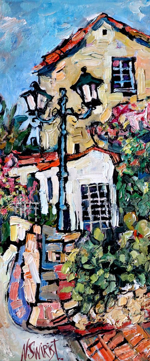 Lantern, Opuntia, Antibes by Nikifor Swiristuhin