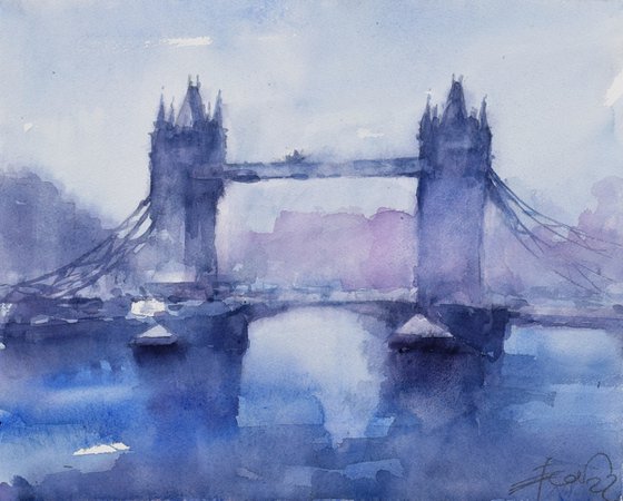 Tower Bridge in winter