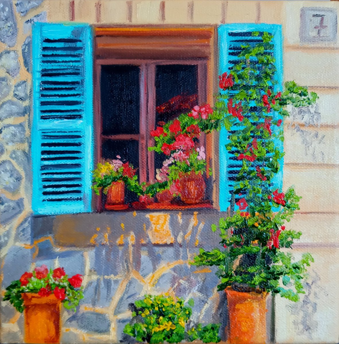 Flower window by Ira Whittaker
