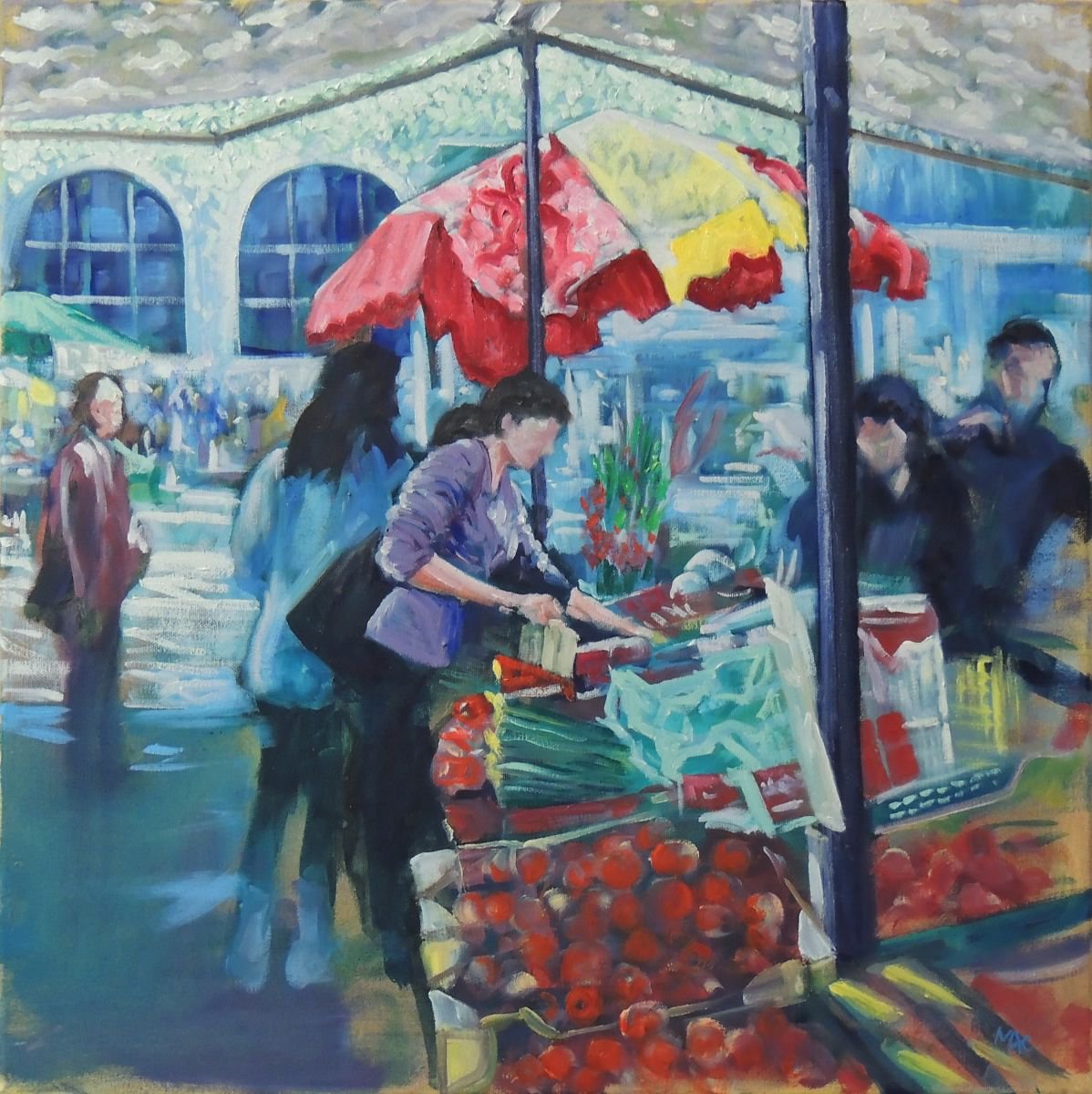 Market day by Malcolm Macdonald