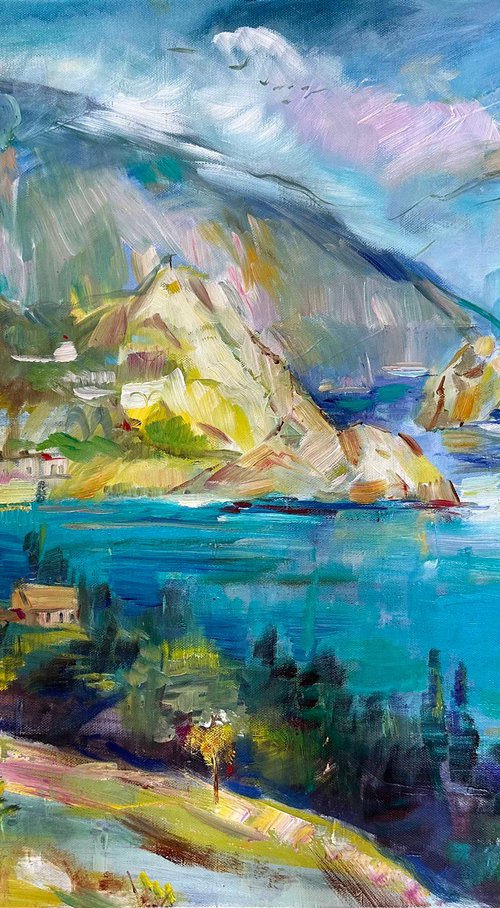 A city by the sea by Irina Shmeleva