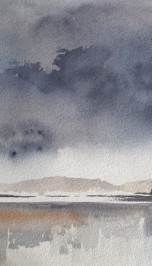 Castle , Loch and Sky by Charles Pierson