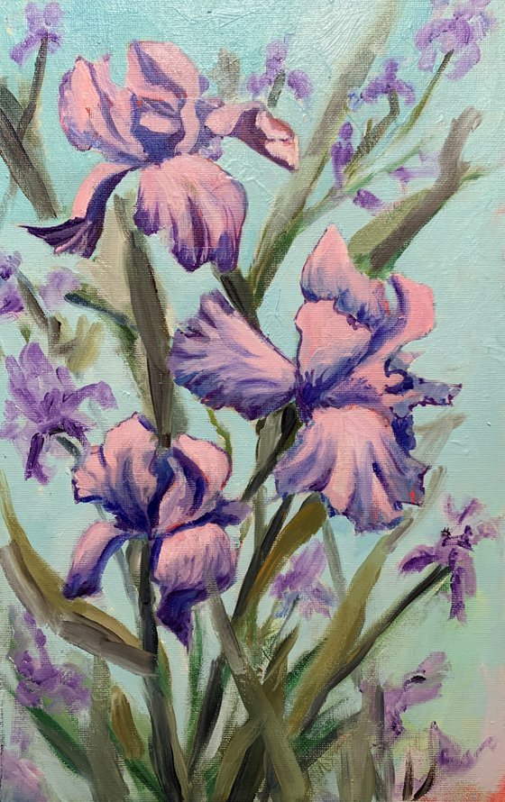 Irises.