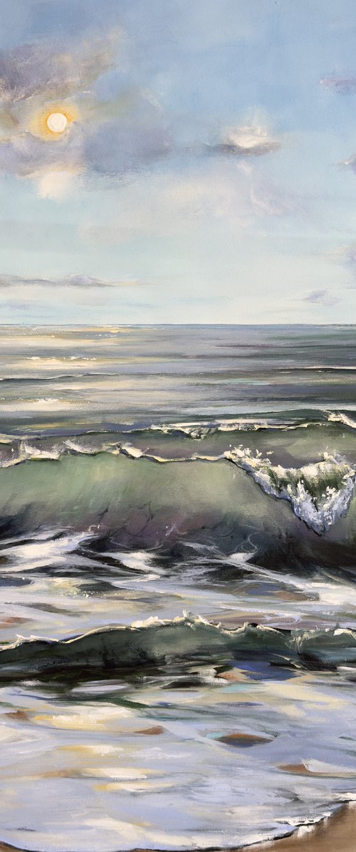 Happy At The Ocean 5 by Sandra Gebhardt-Hoepfner