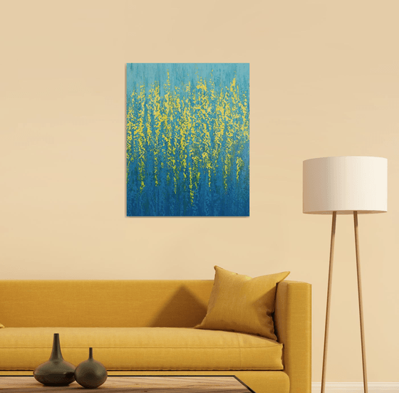 Yellow and Blues - Color Field