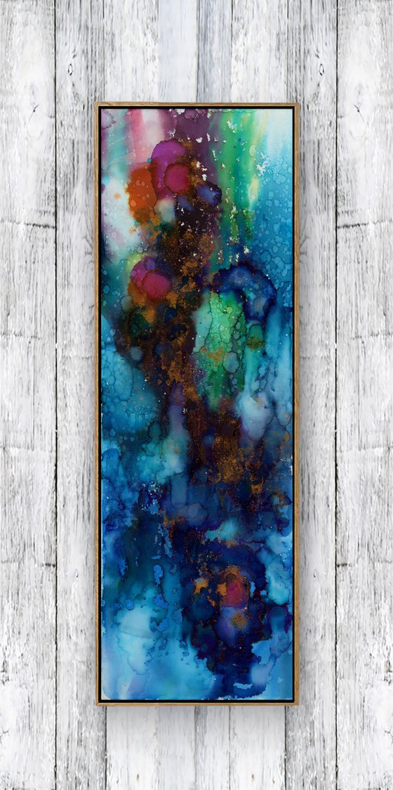 A Mystic Encounter 17 - Zen Abstract Painting by Kathy Morton Stanion