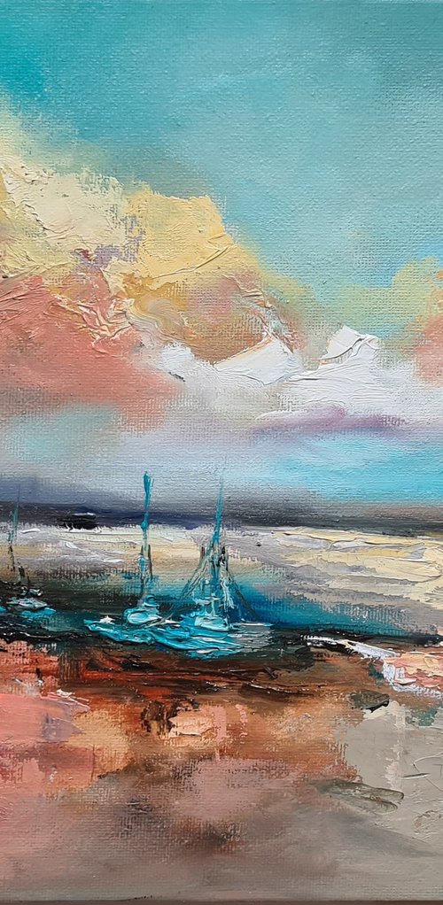 Dramatic low tide by Anna Schofield