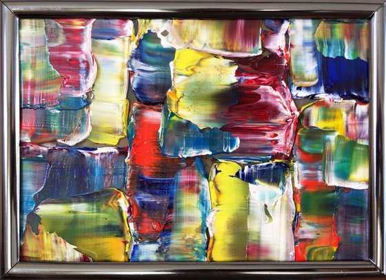 "Spread It On Thick" - Original PMS Micro Painting on glass