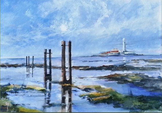 Low tide, St. Mary's Island