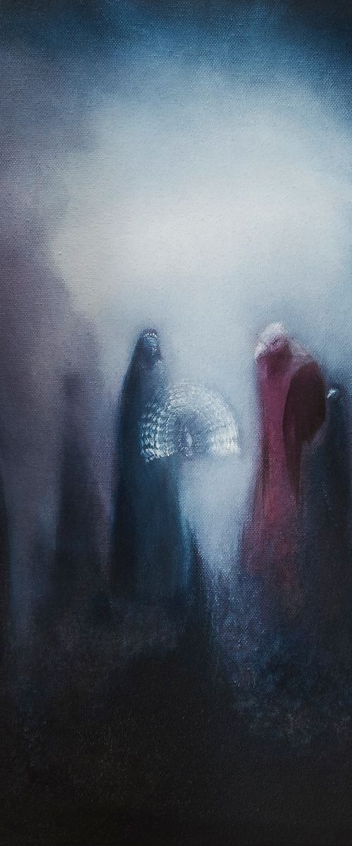 And they all gathered once more in the misty light of the infinite dawn by Przemek Kręt