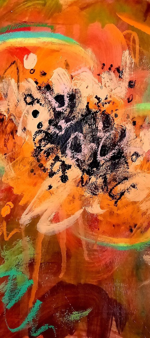 Abstract Papaya #2/2021 by Valerie Lazareva