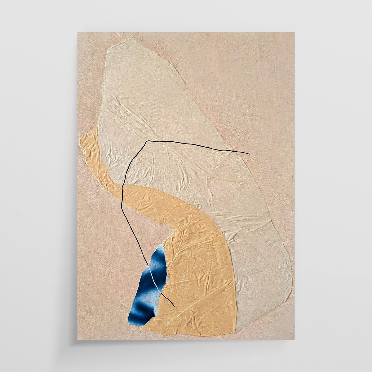 Abstract Painting By Smit Khond, 12 X 17", Benefitted, Iii, Original Artwork