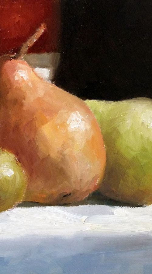 Pears and Vase by Pascal Giroud