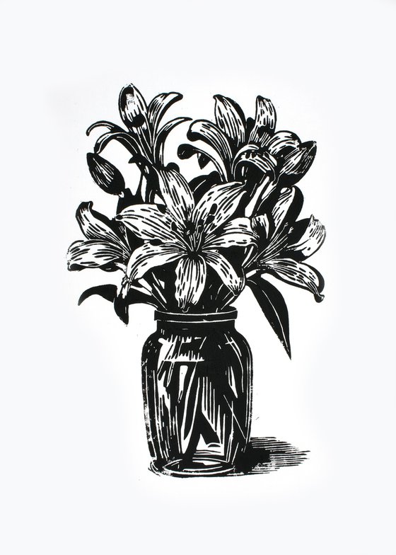 Lilies (Black)