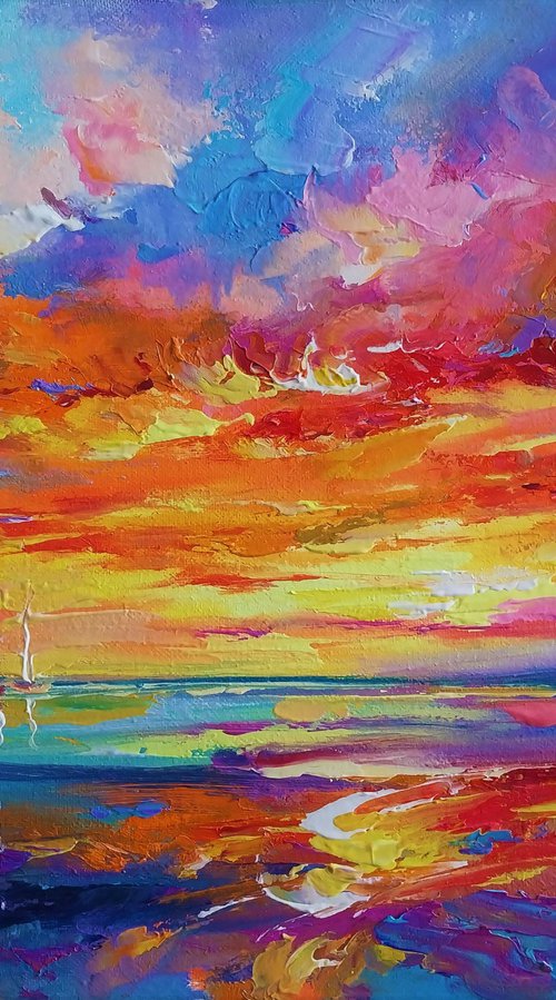 Abstract  seascape 05 by Andrej  Ostapchuk