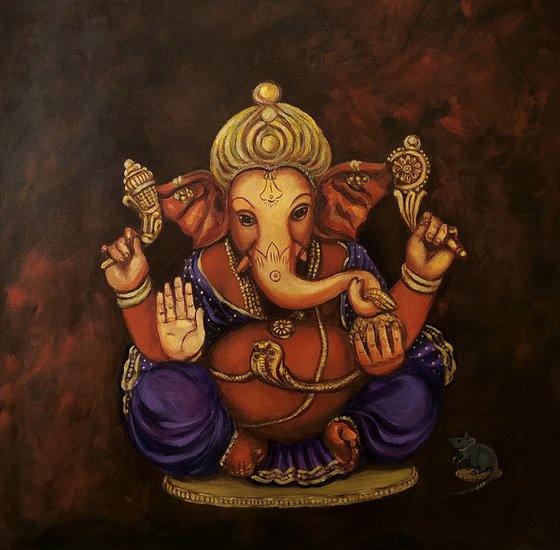 Commissioned art - Traditional Ganesha