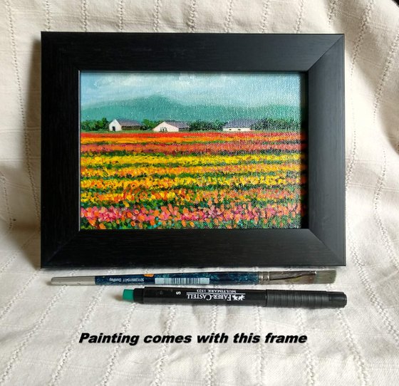 Set of Three Floral Meadows