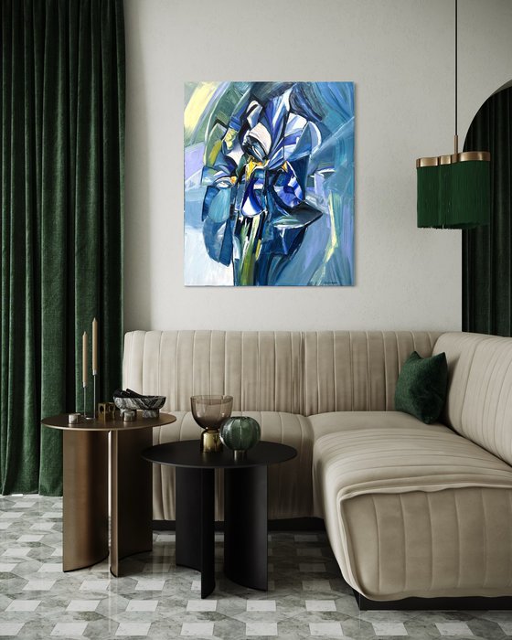 Blue Triumph (Iris Series)