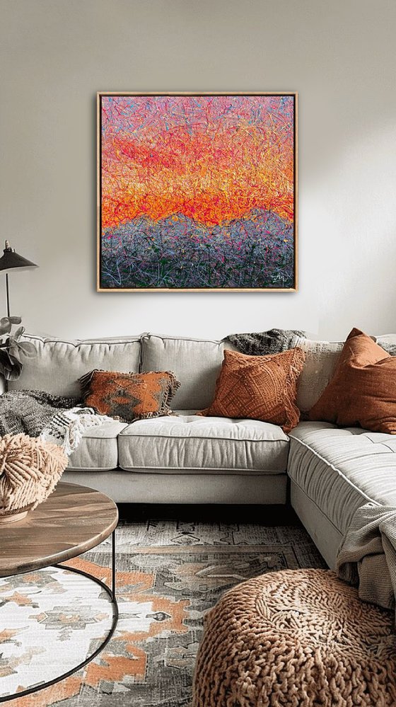 Where the Moment Breathes - framed