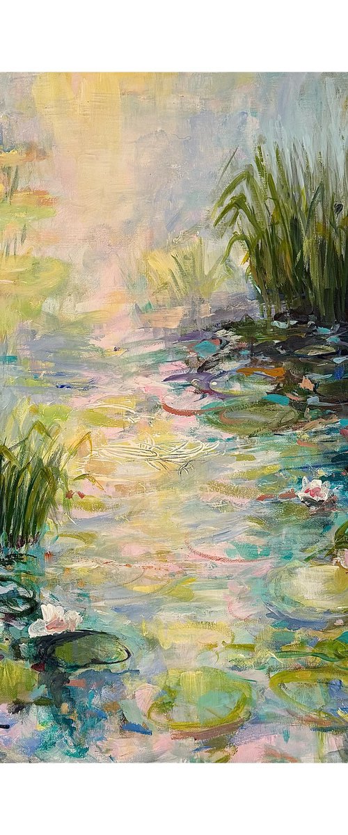 Reeds and Lillies1 by Ayse McGowan