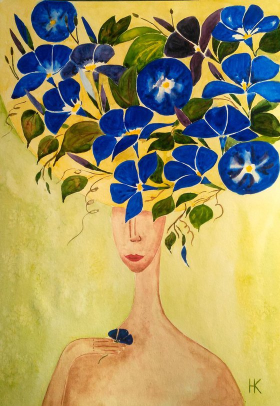 " Queen of the blue flowers"
