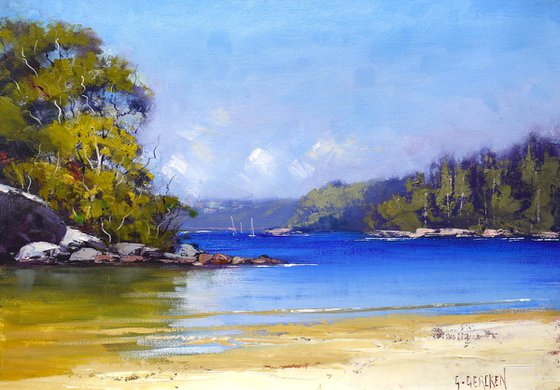 Summer day Beach Scene