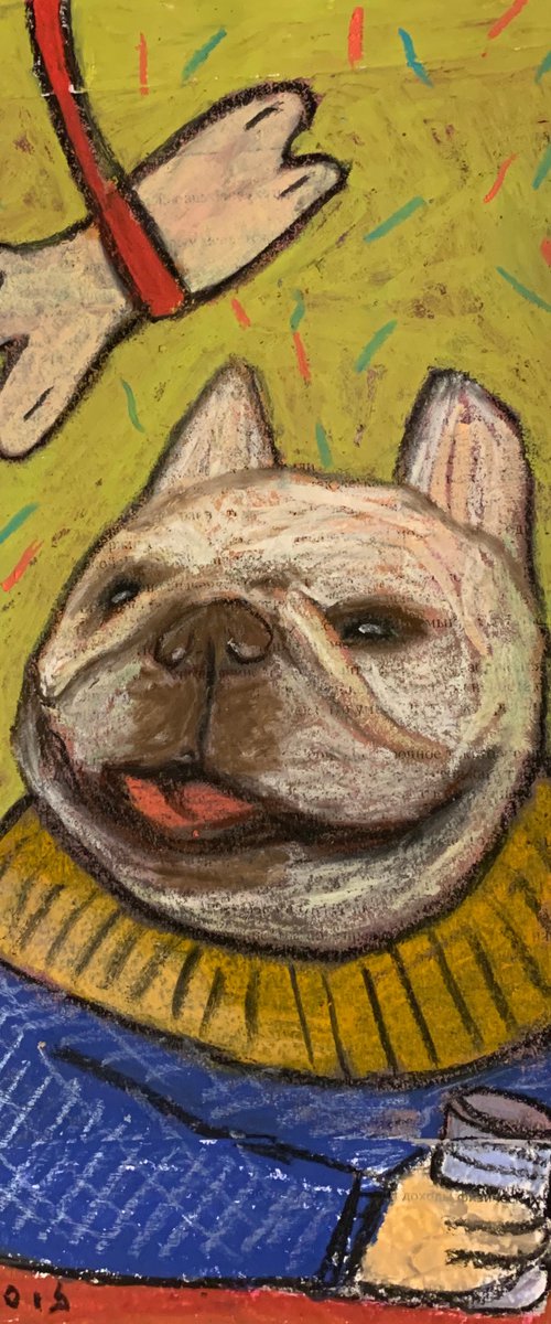 Drinking dog #87 by Pavel Kuragin