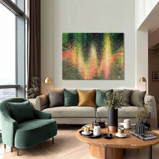 Soft Light Between Petals