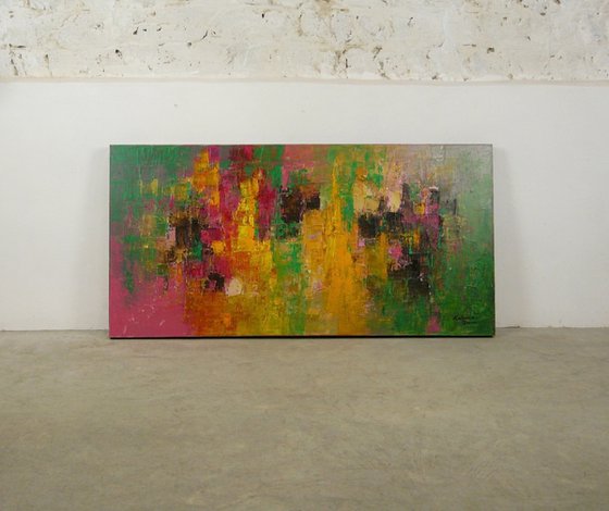 Shades Of Vibrant Health  (Large, 120x60cm)