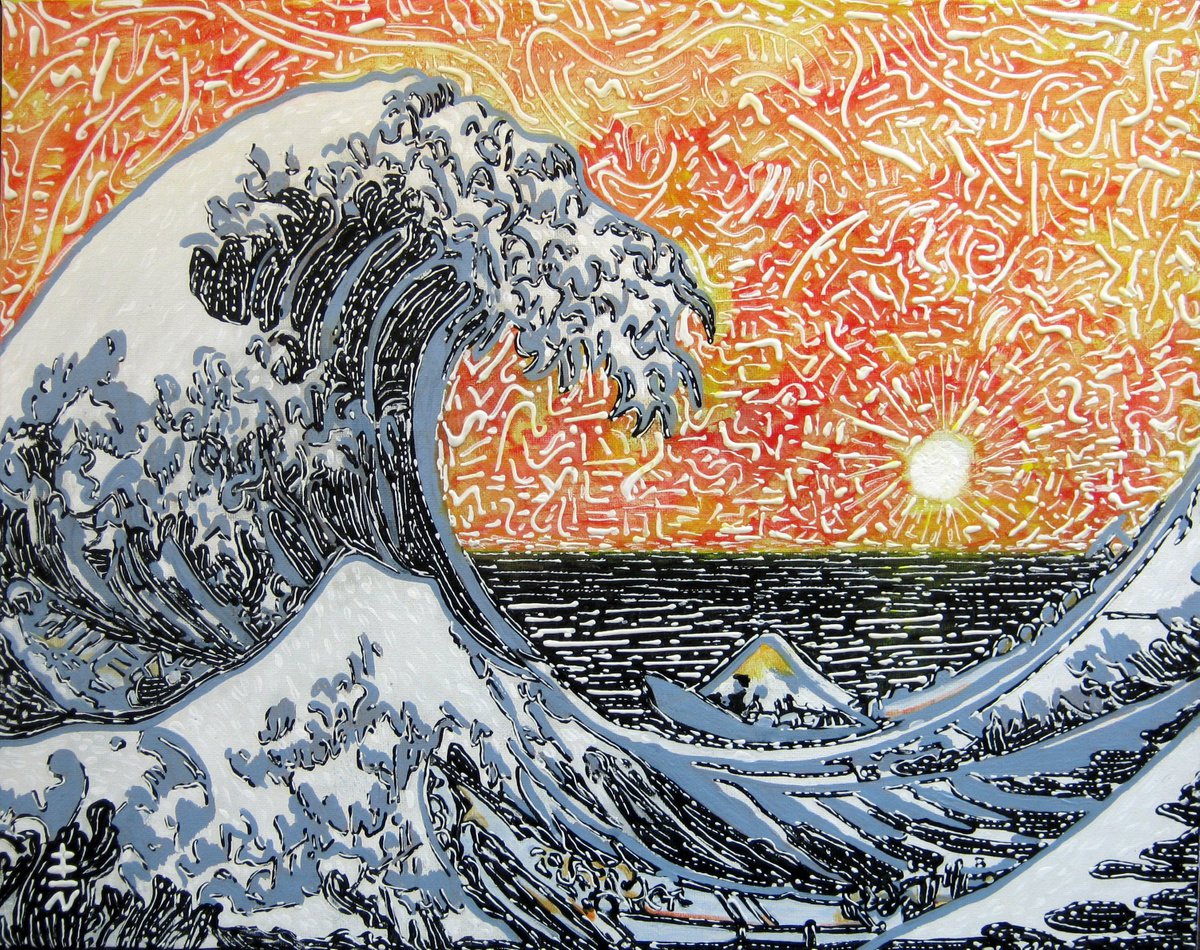 Kanagawa Wave by Vincent Keele