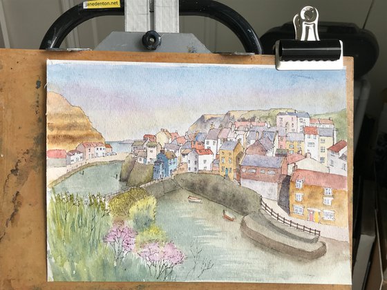 Sunshine over Staithes