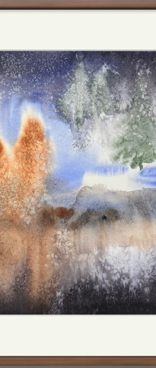 Majestic Abstract landscape by Yuliia Sharapova