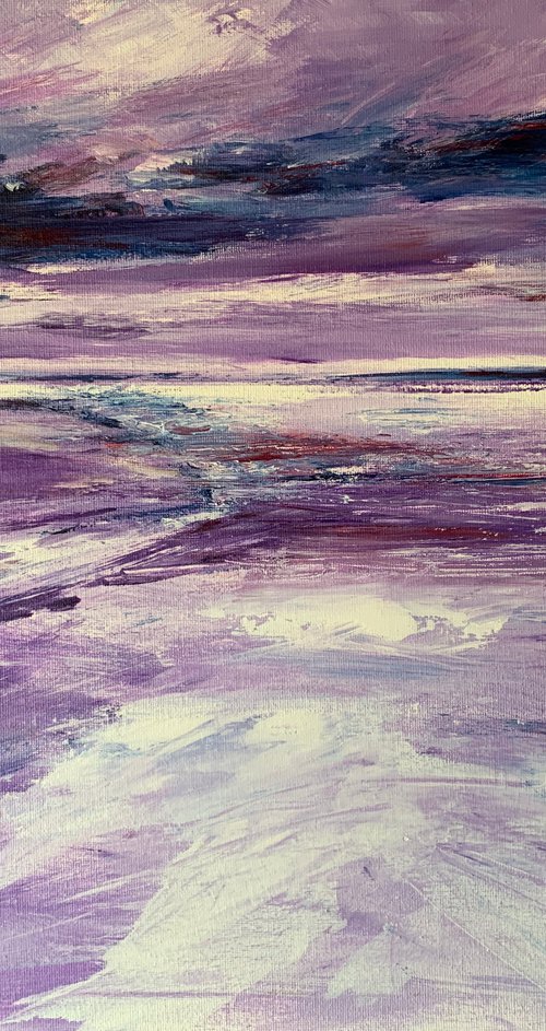 Ross Sands in Purple by Andrew Moodie