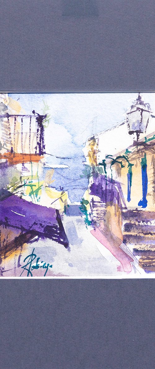 Calabria Pizzo old town by Andrzej Rabiega