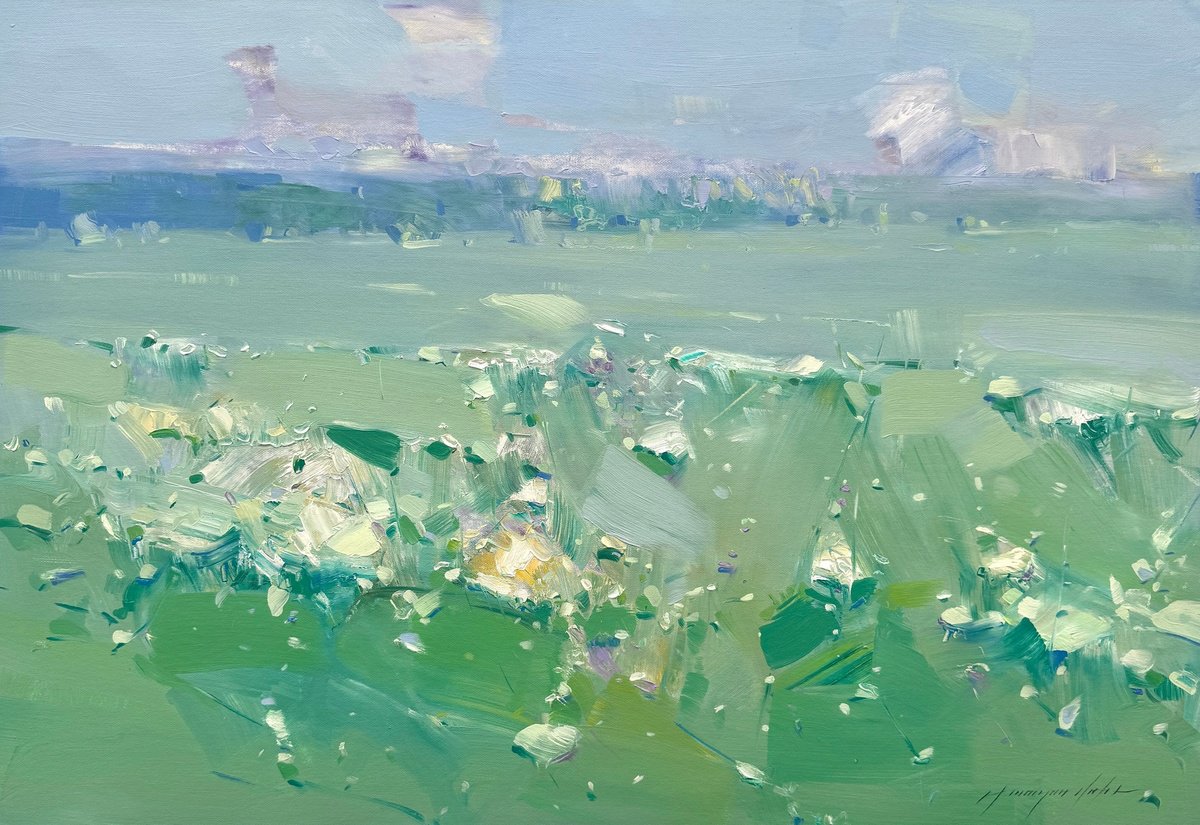 After Rain Serenity By Vahe Yeremyan, 31 X 22, Artwork For Sale On Artfinder