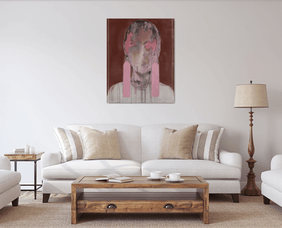 Contemporary abstract portrait