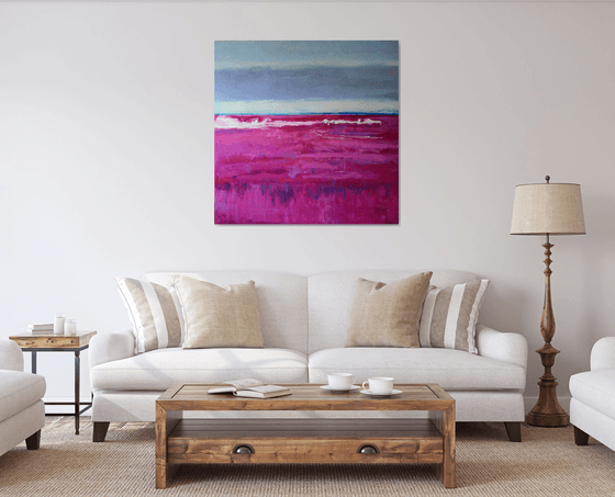 Magenta landscape