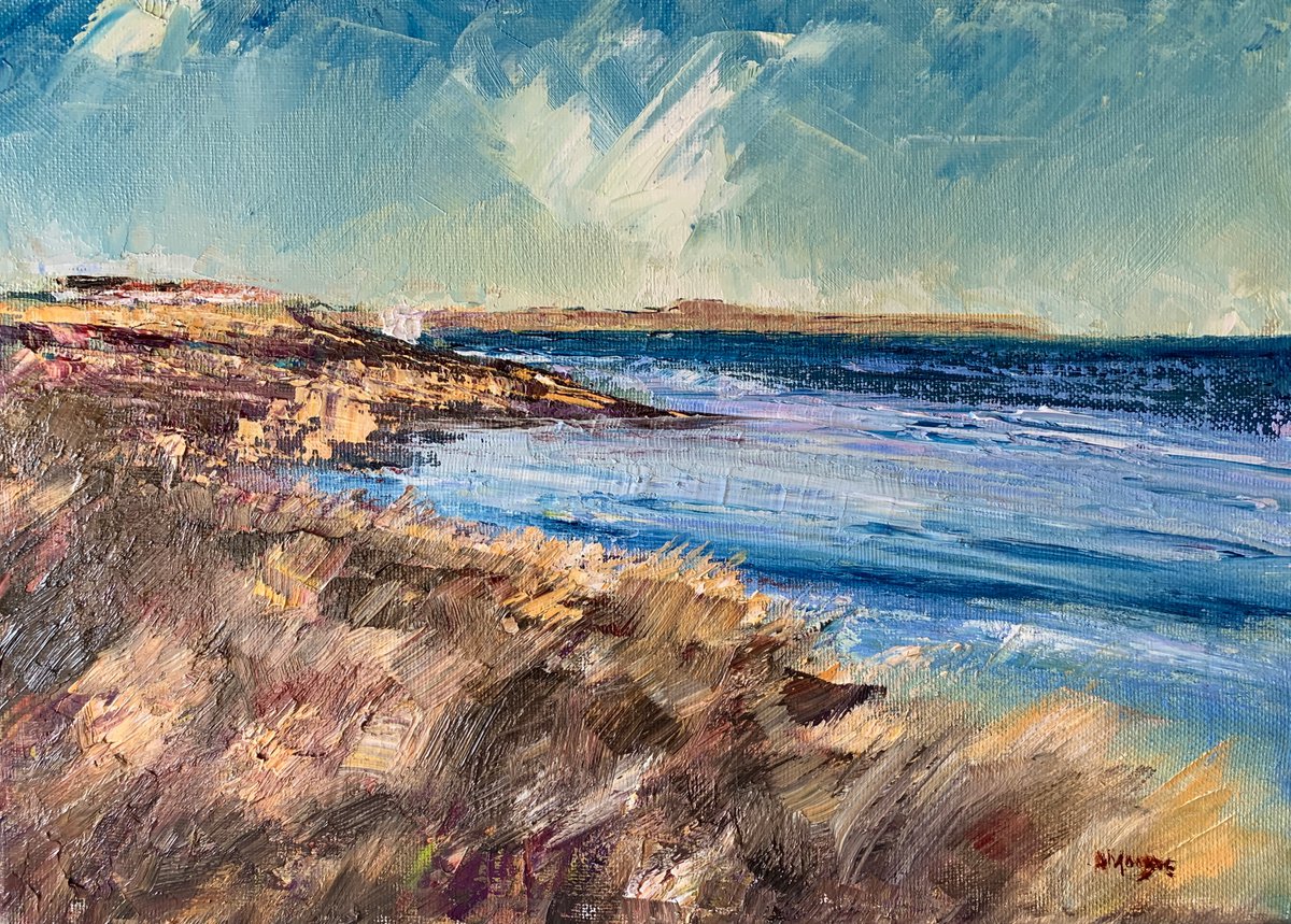 Afternoon Sun, Bamburgh by Andrew Moodie