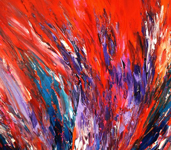 Red Energy Abstraction  XXL 1